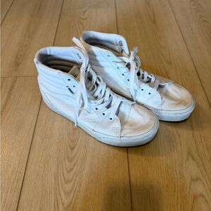 White High-Top Sneakers